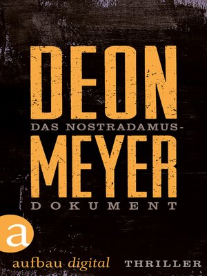 cover image of Das Nostradamus-Dokument